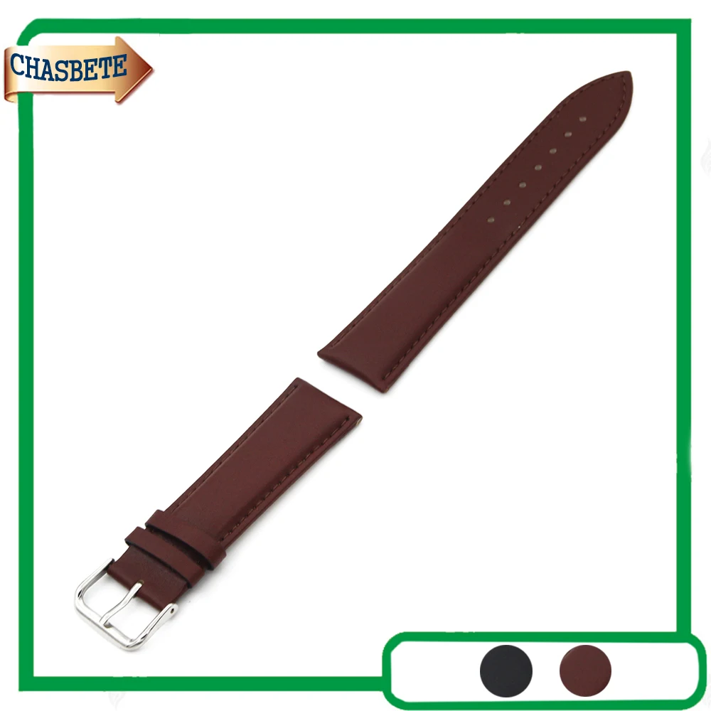 Leather Watch Band for Motorola Moto 360 2 42mm 46mm 2015 16mm 20mm 22mm Men Women Belt Wrist Strap Loop Bracelet Black Brown | Наручные