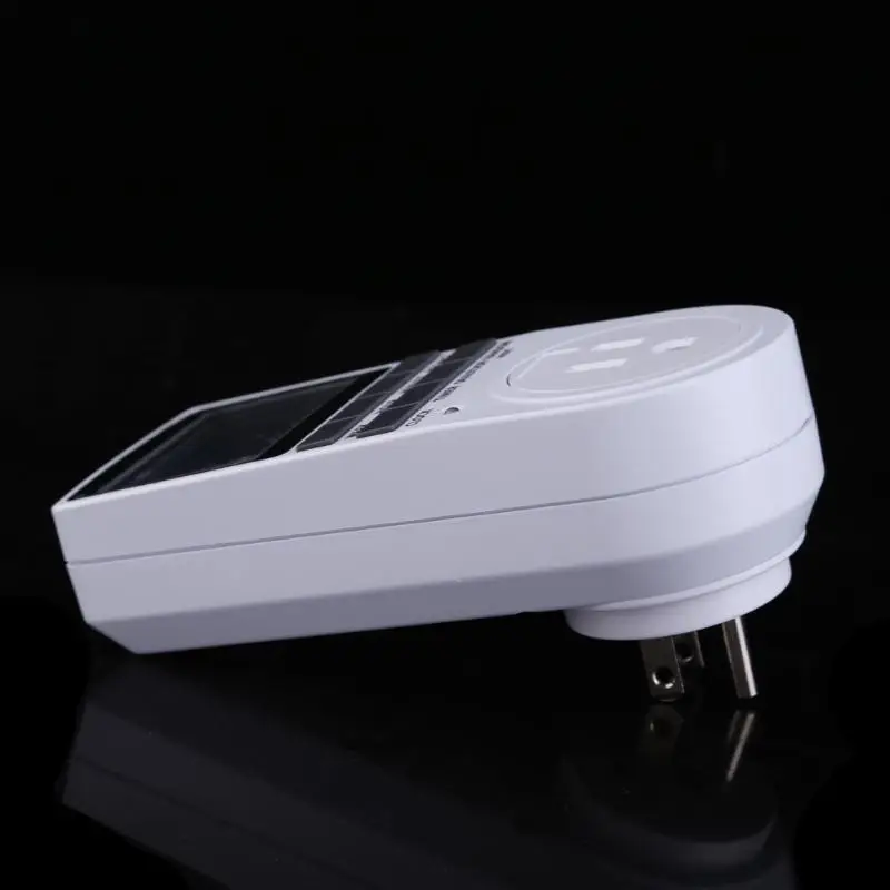 ЕС Plug портативный вставной цифровой таймер 24h 7 дней в неделю с ЖК-дисплеем для внутреннего прибора огни/ТВ/ПК/вентиляторы/кухня