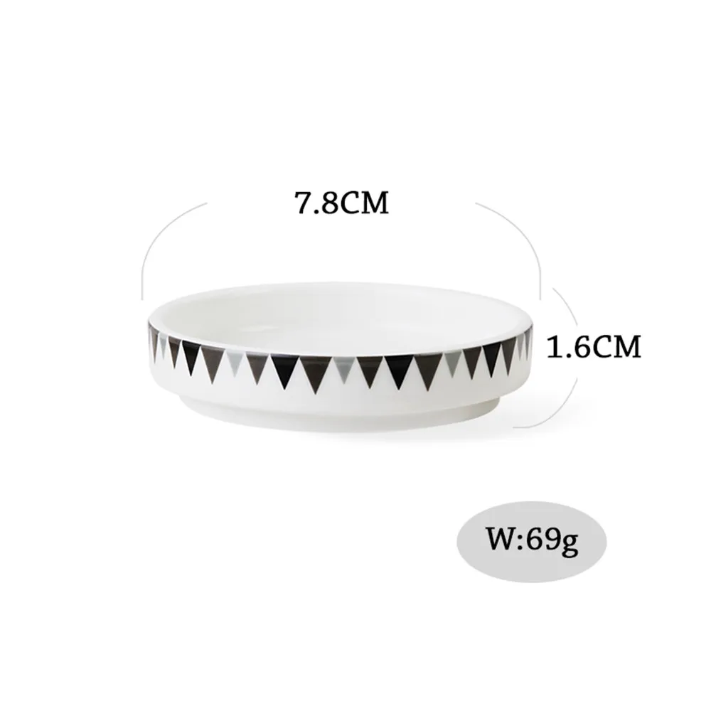Блюдо соусом Chic Керамика Procelain миску Геометрия вкус чаши соевый пасты фруктового