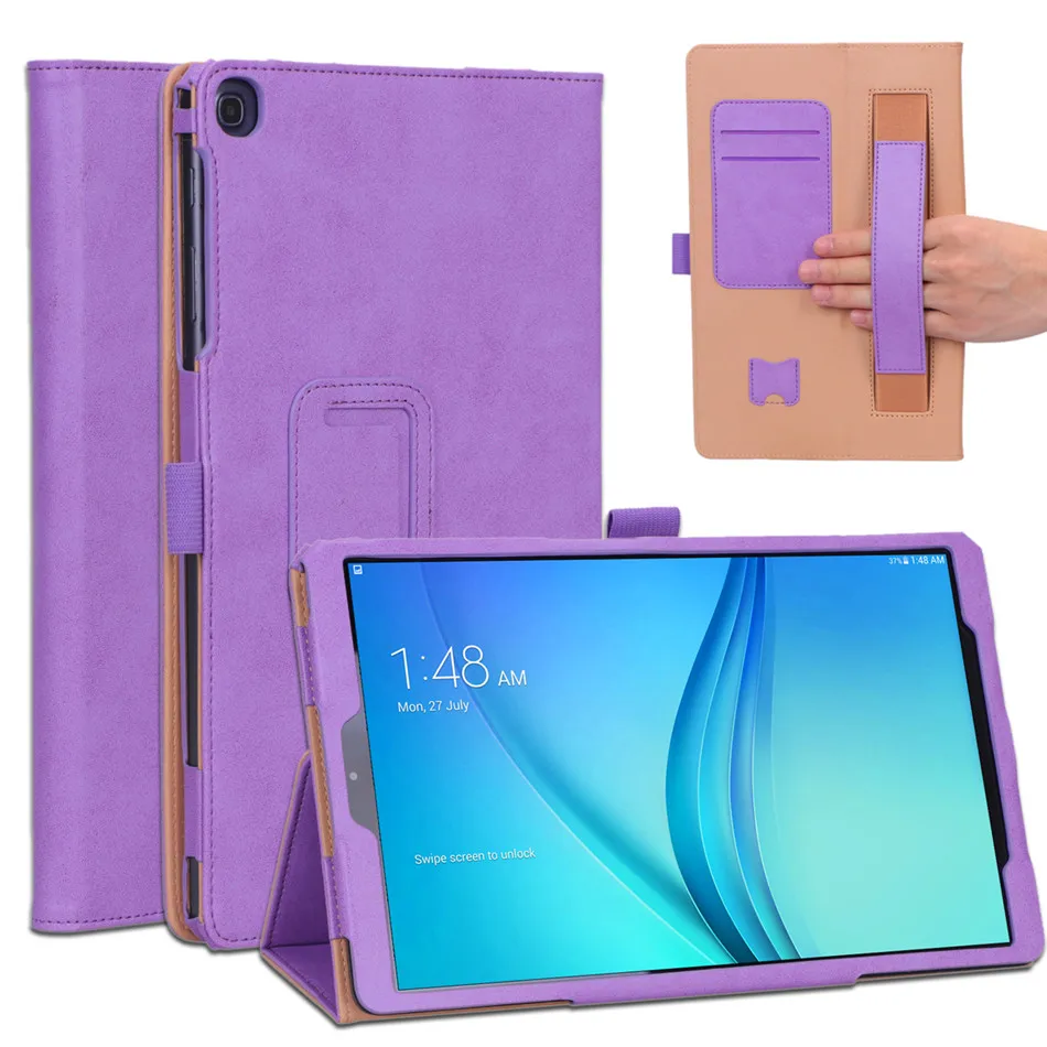 Чехол для samsung Galaxy Tab A 10,1 T510 T515 SM-T510 чехол Funda для планшета из искусственной кожи чехол-подставка+ пленка+ ручка