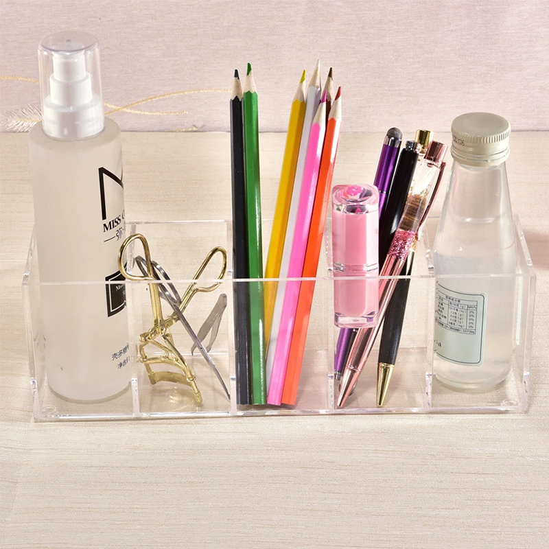 Акриловый Органайзер для макияжа 5 слотов тушь ресниц помада чехол-подставка