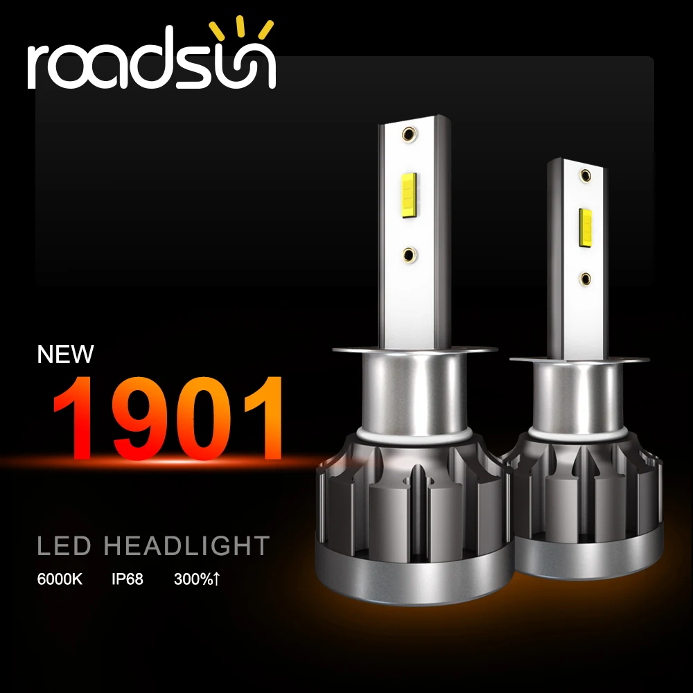 2 шт. новинка 2019 автомобильные фары H1 Led CSP H7 H11 9005 9006 HB4 H4 светодиодные лампы 6000 K