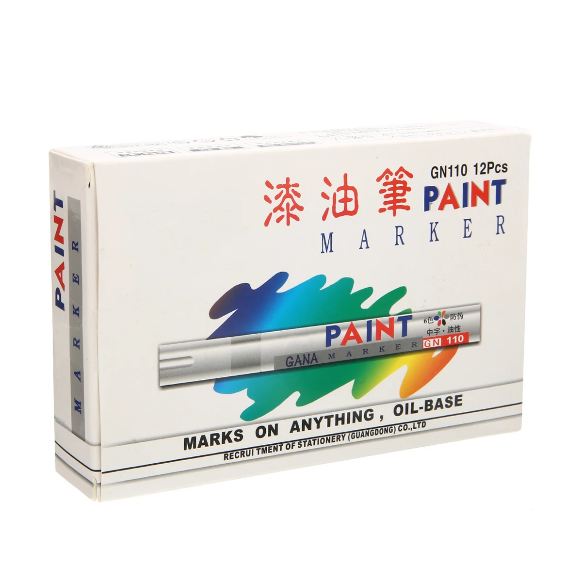 

12Pcs Oil Car Tyre Tire Tread Marker Pen DIY Album Metal Rubber Writing White Waterproof Permanent Paint Marker Graffiti Pens