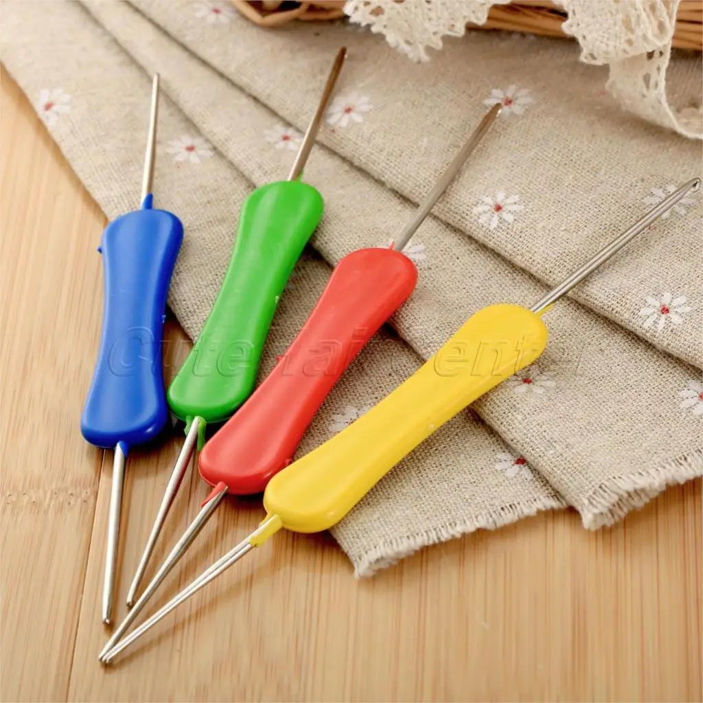 Двойные спицы для вязания свитера Hicello 2 дюйма крючки аксессуары шитья из