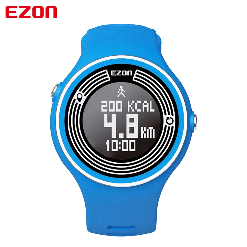 EZON S1 Шагомер Смарт Bluetooth Для мужчин Для женщин унисекс спортивные часы калорий цифровые часы Бег наручные часы для IOS и Android