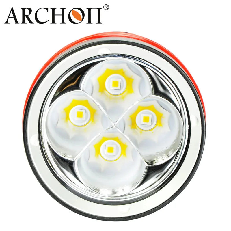 Фонарь для дайвинга ARCHON DY02W WY08 4 * CREE светодиодный фонарик 4000 люмен подводный
