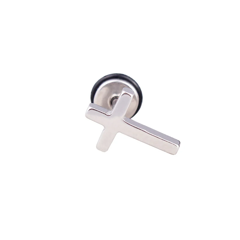 Женские и мужские готические серьги гвоздики из нержавеющей стали|women earrings|ear