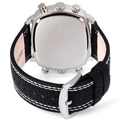 2015 new fashion brand watch leather quartz watches men high quality men's dress casual sports military wristwatches | Наручные часы