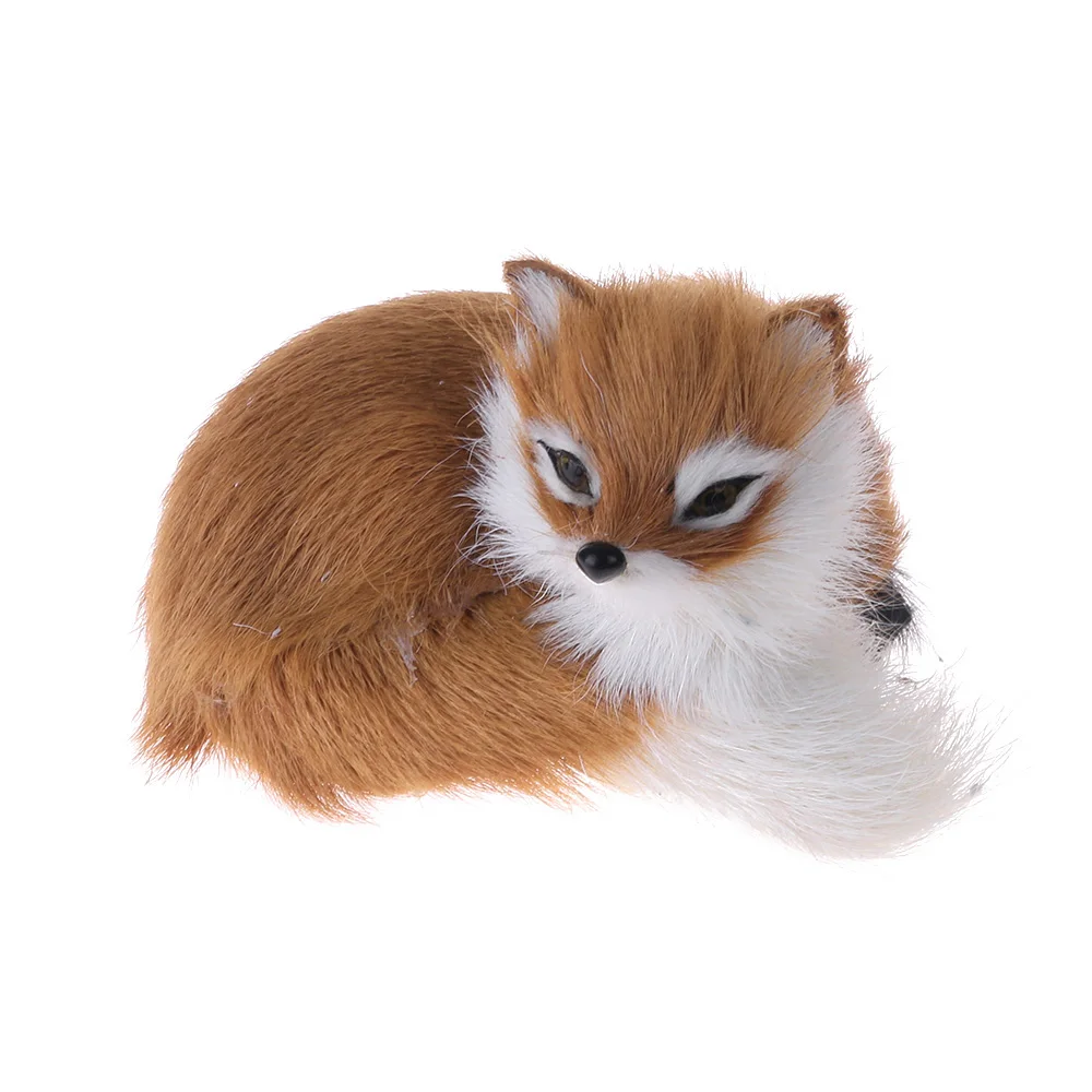 Новая Коричневая игрушечная игрушка из полиэтилена и меха модель подарок на день