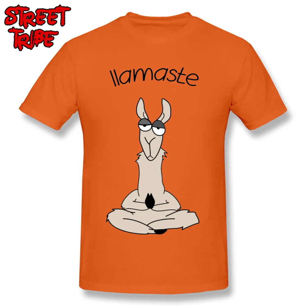 Llamaste Llama футболка Веселая Мужская футболка женская футболка с рисунком Намасте на заказ из хлопка высокого качества белые топы интересные футболки