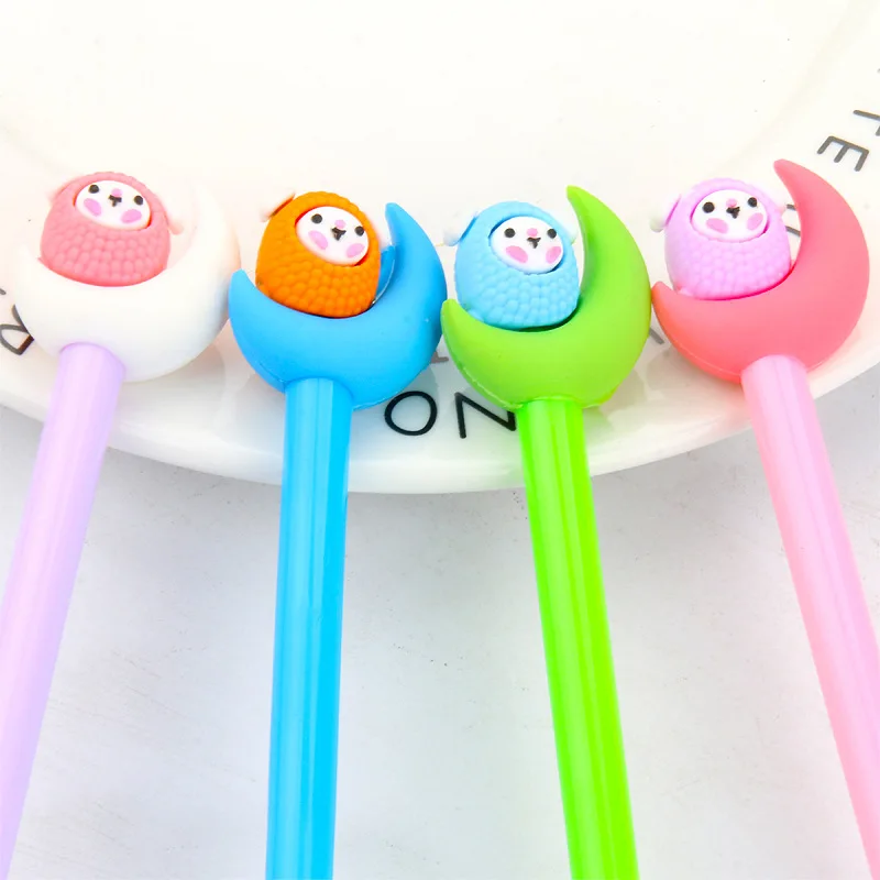 Креативные Канцтовары из мультфильма луна кролик с чернилами стандартных цветов