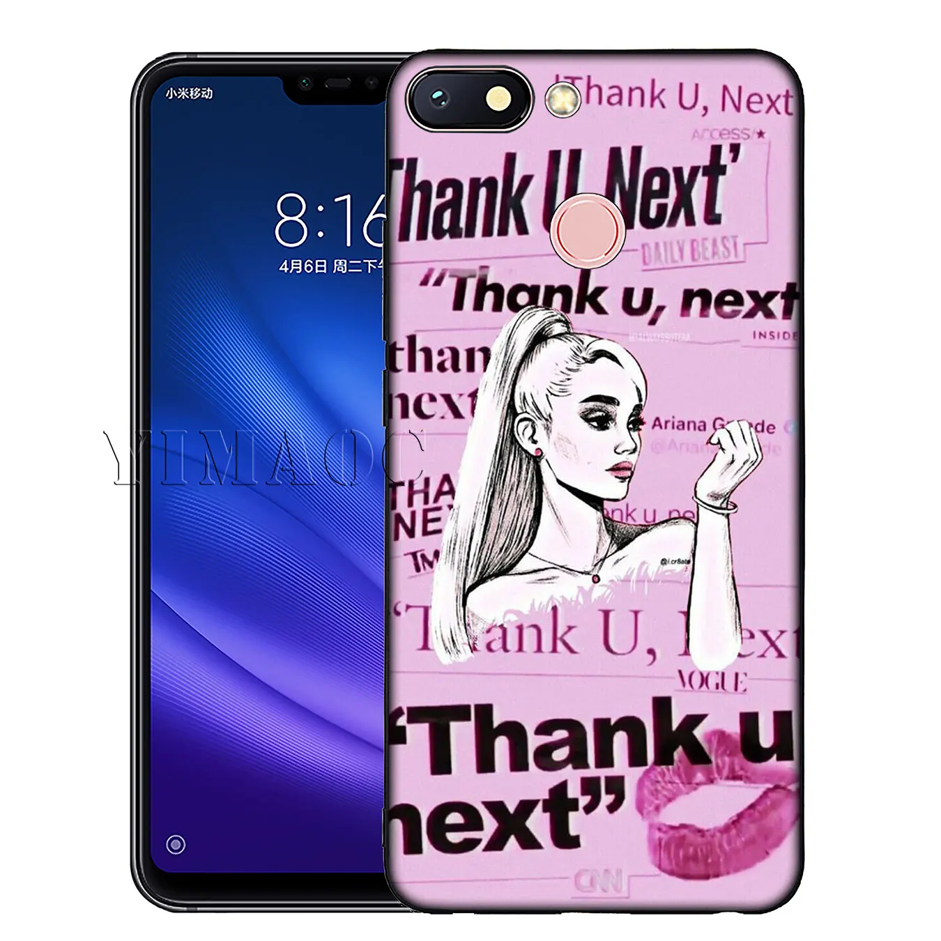 Мягкий силиконовый чехол YIMAOC ariana grande для телефона Xiaomi Mi 10 9 9T CC9 CC9E 8 SE A3 Pro A1 A2 Lite 6