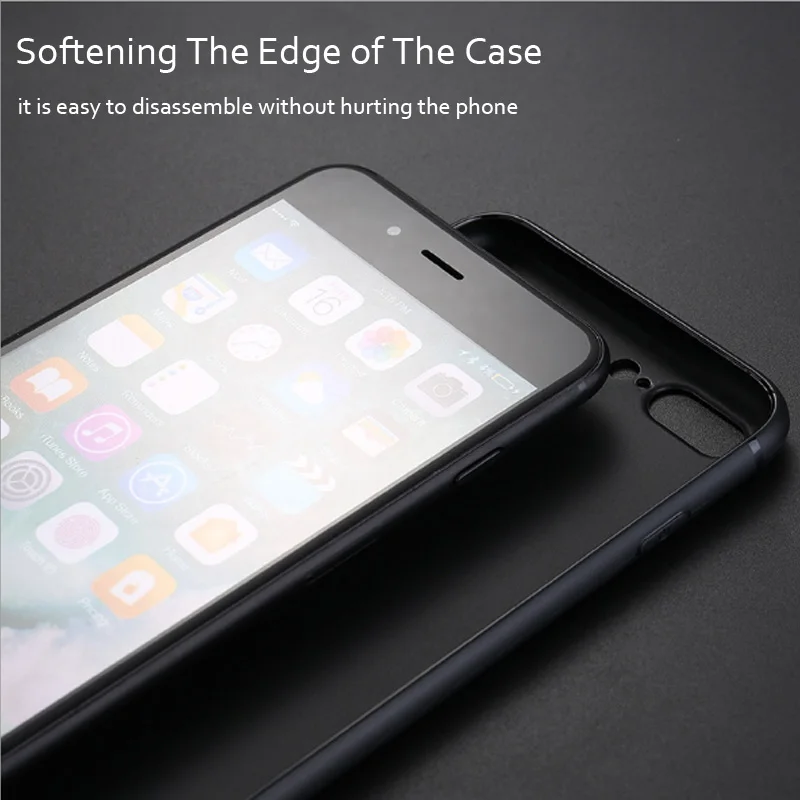 Чехол MPLSBO для телефона iPhone 5 5S 5E 6 6S 7 8 Plus ультратонкие однотонные мягкие чехлы из