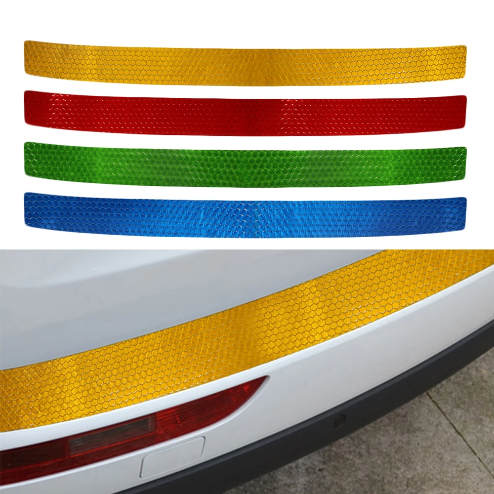 Car Rear Bumper Sill Protector Plate Reflective Cover Sticker For SUBARU Forester Outback Legacy Accessories Warning | Автомобили и