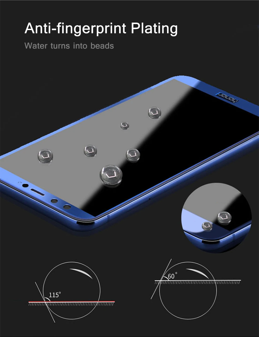 1 шт. закаленное стекло для Huawei Honor 9 Lite защита экрана Полное покрытие 3D пленка с