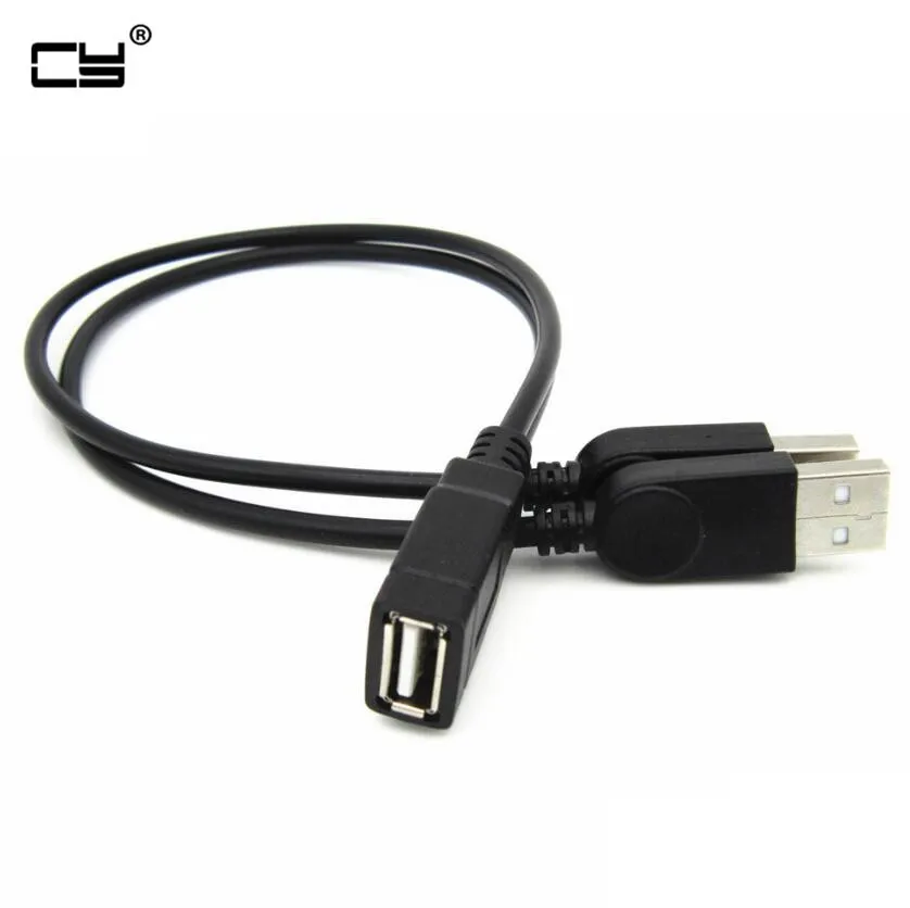 USB кабель с двумя штекерами 25 см 2 0|Компьютерные кабели и разъемы| |