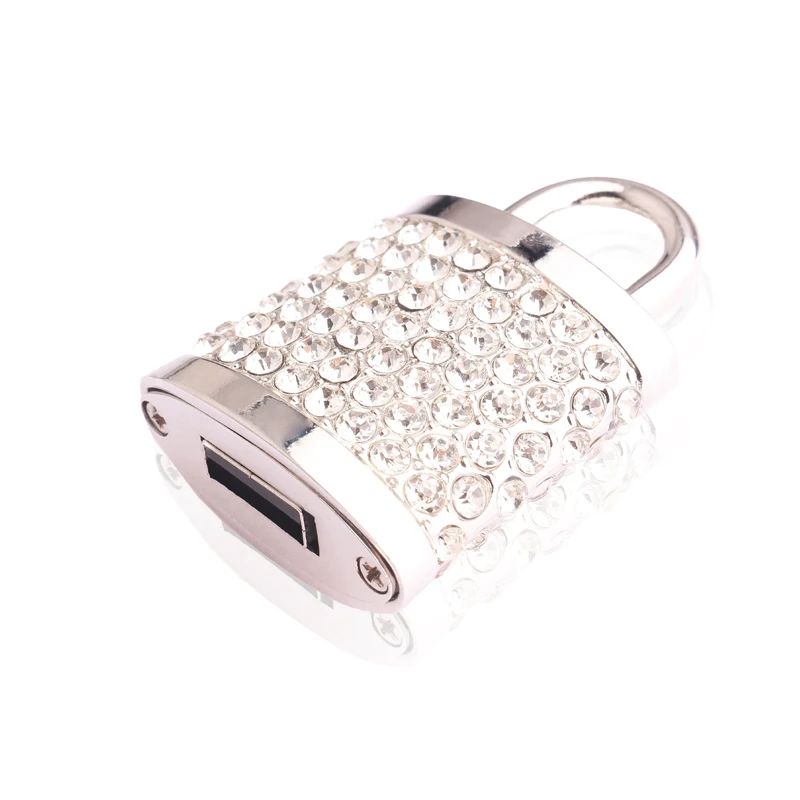 Кристальный замок USB флеш накопитель флешка 2 0 Флешка 4G 8G карта 16G 32G памяти