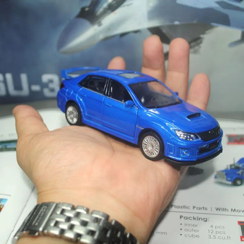 UNI 1/36 масштаб оттягивающийся автомобиль игрушки SUBARU Wrx sti литья под давлением металлическая модель автомобиля игрушка для подарка/детей/коллекции
