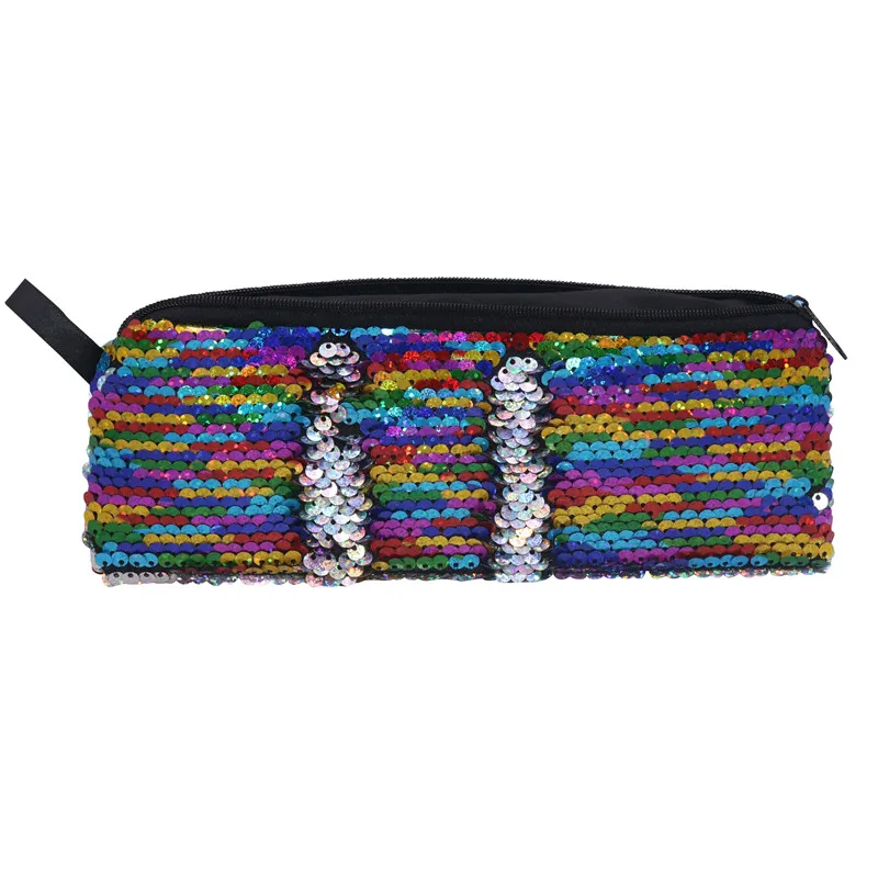 

Pencil case 50pcs/lot Low price wholesale student pencil case Girls wallet Eyebrow pencil storage bag gift bag Flash pen bag