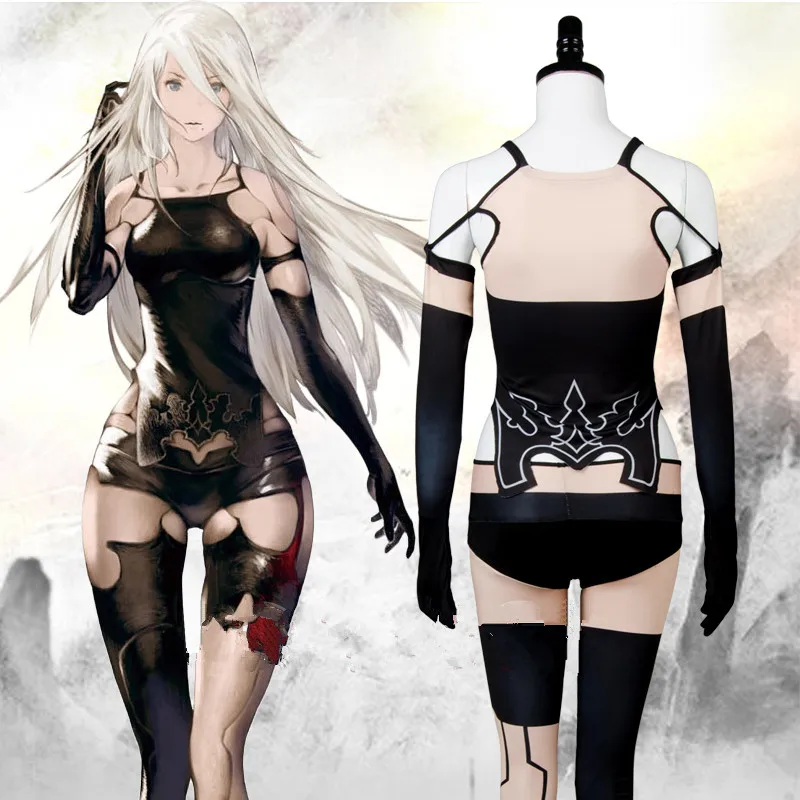 Игр НИР: автоматы YoRHa № 2 Тип в Костюмы для косплея обычные размеры s xl повязки