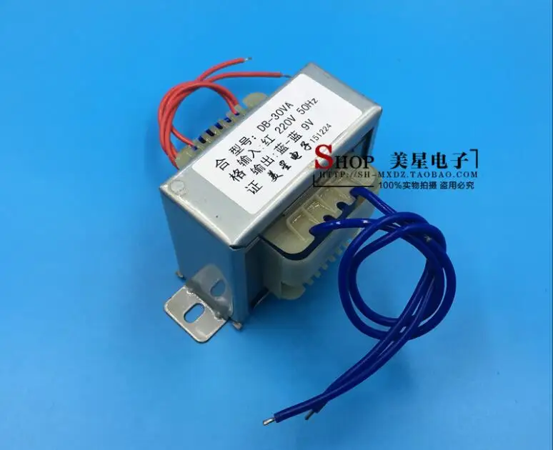 9V 3.3A трансформатор 30VA 220V Входной силовой EI66 питания