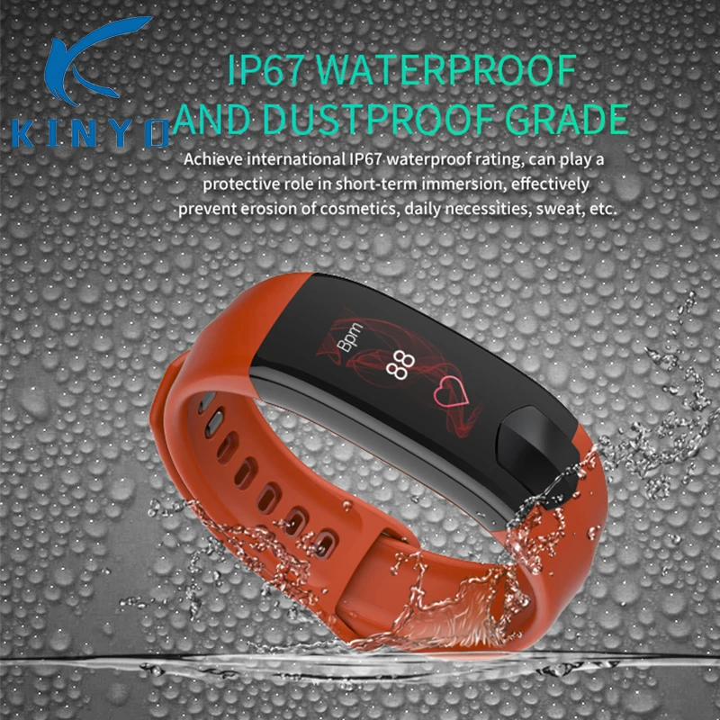 Смарт-браслет унисекс водонепроницаемые пульсометр Bluetooth спортивные часы для