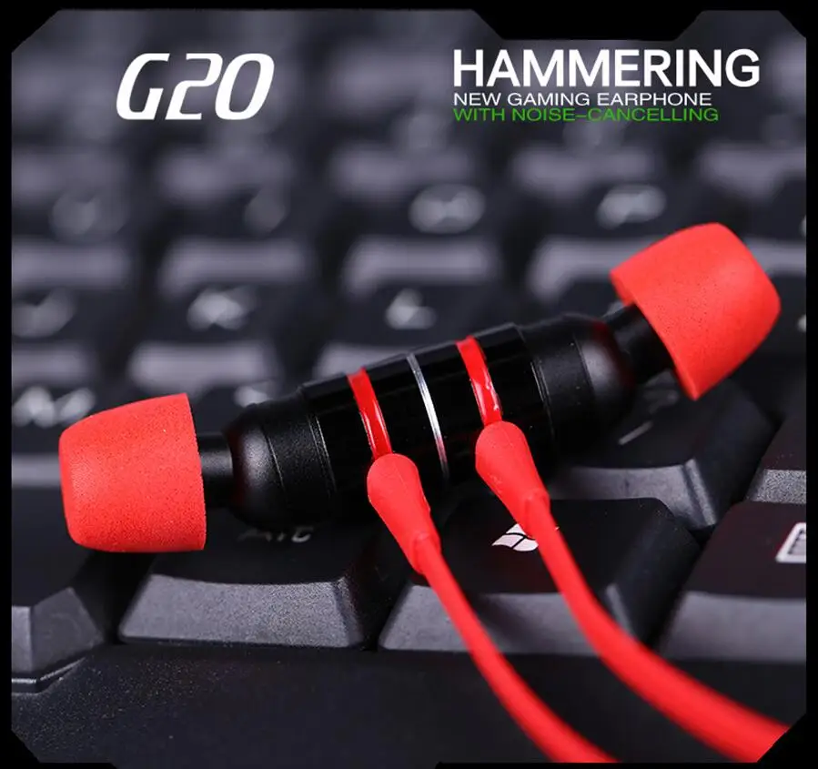 Игровые наушники G20 Hammerhead с микрофоном, магнитные басовые наушники, стерео наушники для компьютера, геймера, PS4, ноутбука