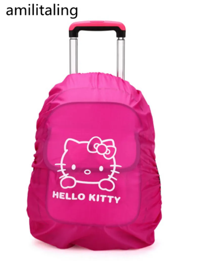 Новая Водонепроницаемая школьная сумка Hello Kitty дождевик для путешествий на улицу