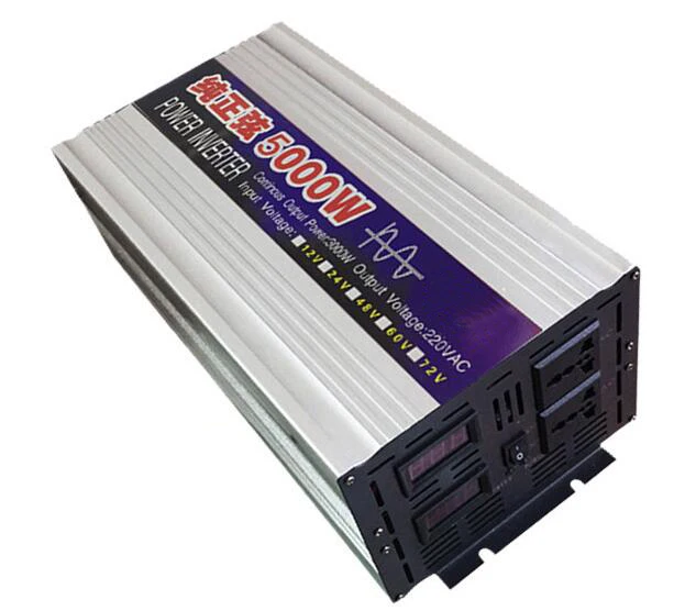 5000W 500 Вт-6000 Вт Пуро инвертор A Onda Sinusoidale DC12V-60 в на ac220в/110 В 50 Гц конвертер di Potenza усилитель на автоматический инвертор - Color: 5000W