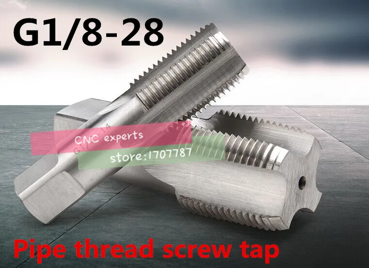 Бесплатная доставка 1 шт G1/8-28 Z1/8-27 ZG1/8-28 краны из труб с резьбой высокоскоростной