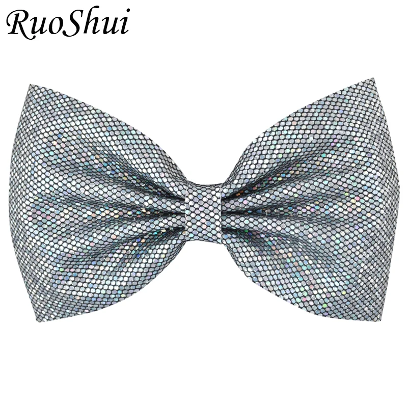 4.5 inches Glitter Leather Hair Bows for Girls Star shining Grip Sequin Hairpins Baby Child Barrettes Accessories | Аксессуары для