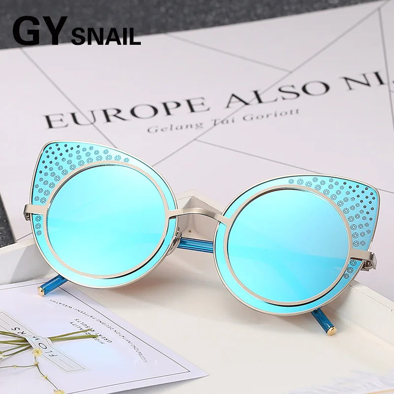 GY Новое поступление 2017 года модные женские туфли кошачий глаз Солнцезащитные