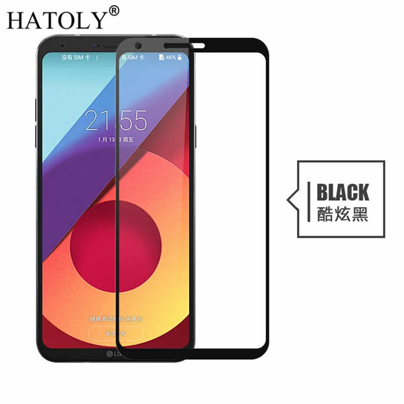 Закаленное стекло HATOLY для LG Q6 Защитная пленка экрана Q6A Plus M700N 3D с полным