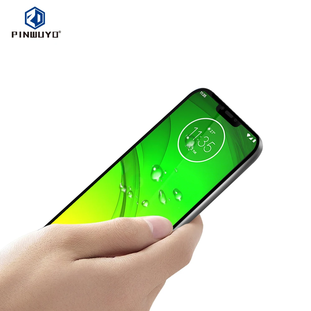 Для Moto G7 силовой экран защитная пленка pinwuyo полный охват защитный противоударный