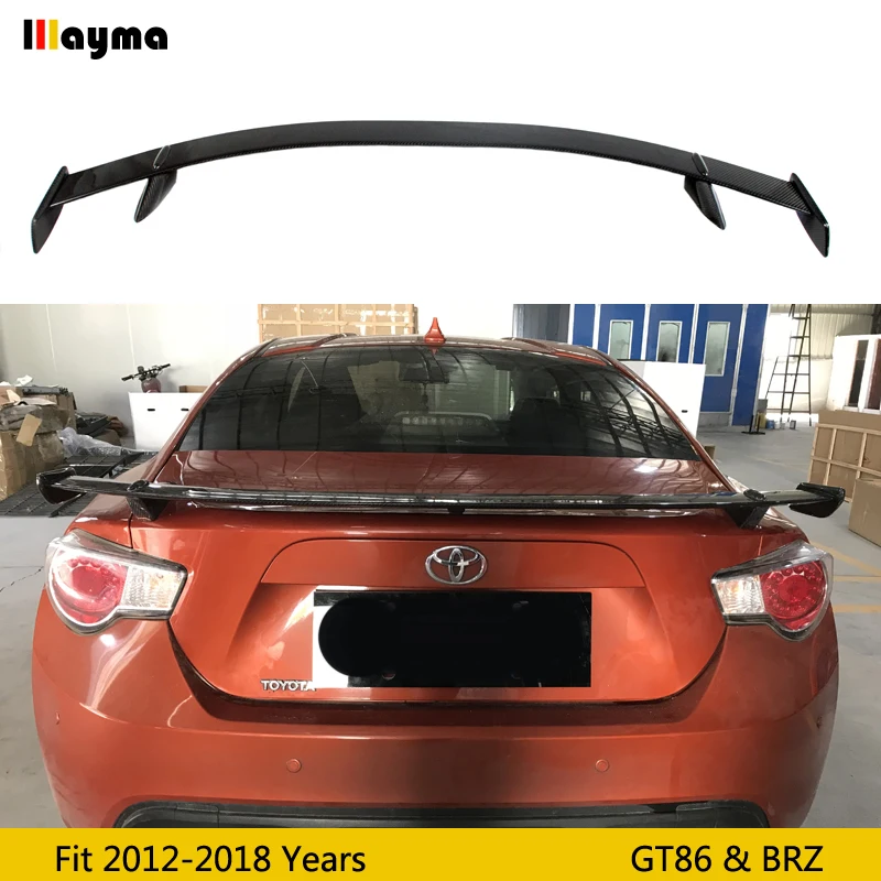Для toyota 86 задний спойлер багажника RS Стиль углеродного волокна крыло для scion gt86