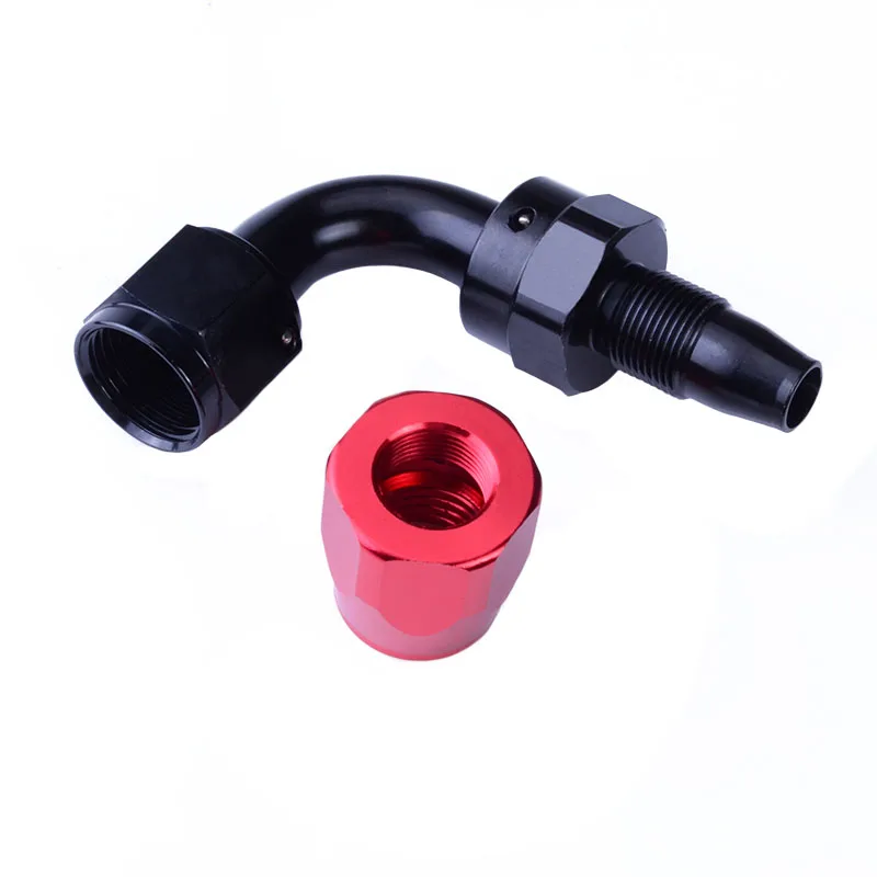 Алюминиевый адаптер подачи топлива с углом поворота 90 градусов от evil energy AN10 Anoizd