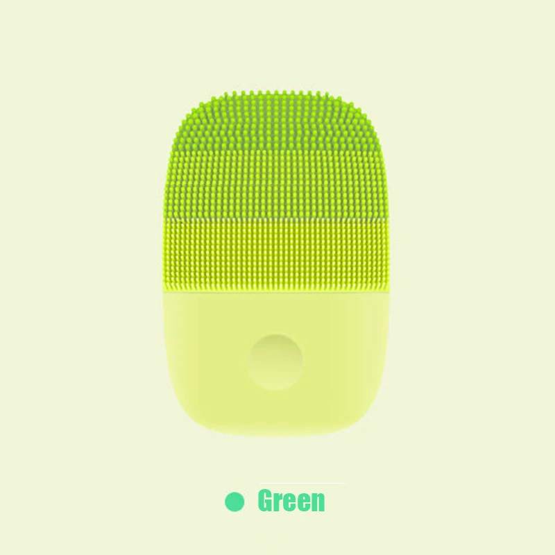 Green Xiaomi inFace Sonic инструмент для чистки лица Массажер очищающее средство для лица Глубокая чистка Водонепроницаемый уход за кожей лица для домашнего ежедневного использования - Цвет: Green