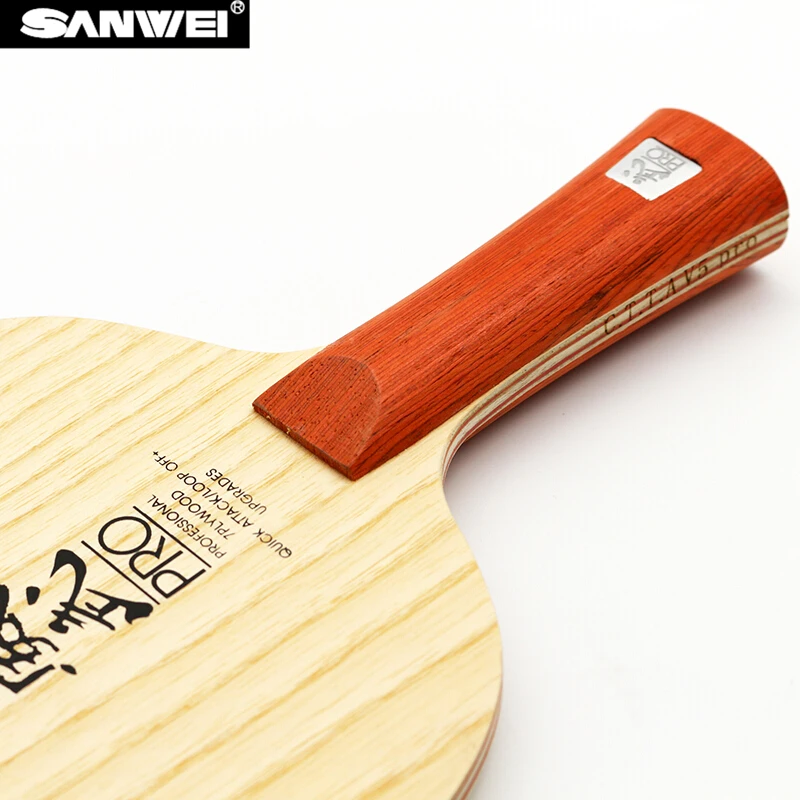 SANWEI V5 PRO Table tennis blade professional 7 plywood quicky attack+ loop OFF+ ping pong racket bat paddle tenis de mesa