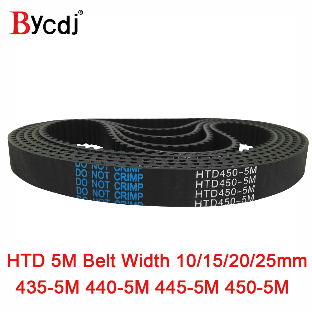 Зубчатый ремень Arc HTD 5 м C = 435/440/445/450 ширины 10/15/20/25 мм зубья 87 88 89 90 HTD5M синхронный 435
