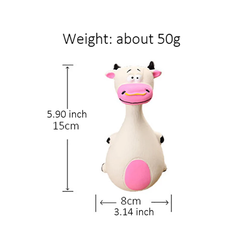 Pet Silicone Sounding Toys Dog Biting Cute Cartoon Molars Puppy Chewing Squeaky Puzzle Teeth Cleaning For Cat Pets | Дом и сад