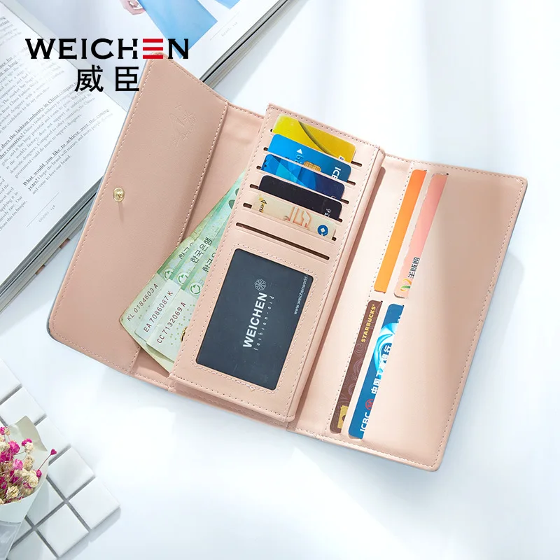 Новый Модный женский кошелек длинный корейский Повседневный фирменный