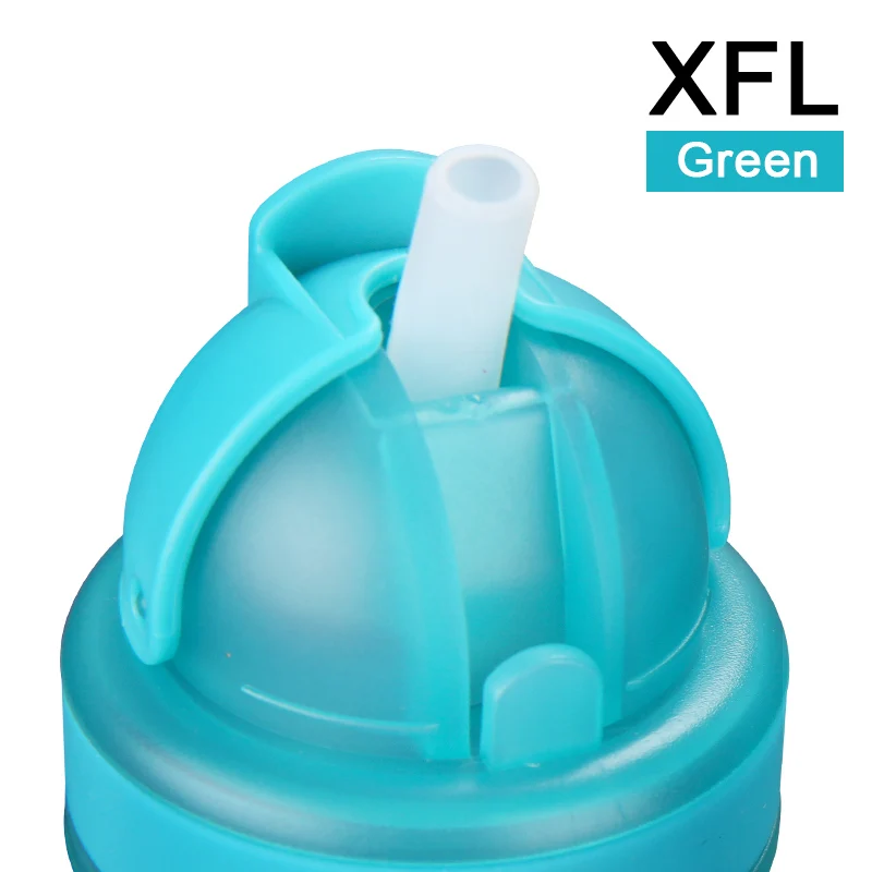 Uzspace дети соломинки крышка бутылки оригинальные связывающие части пластиковые крышки пищевой чайной чашки крышка бутылки содержит уплотнительное кольцо - Цвет: Green XFL
