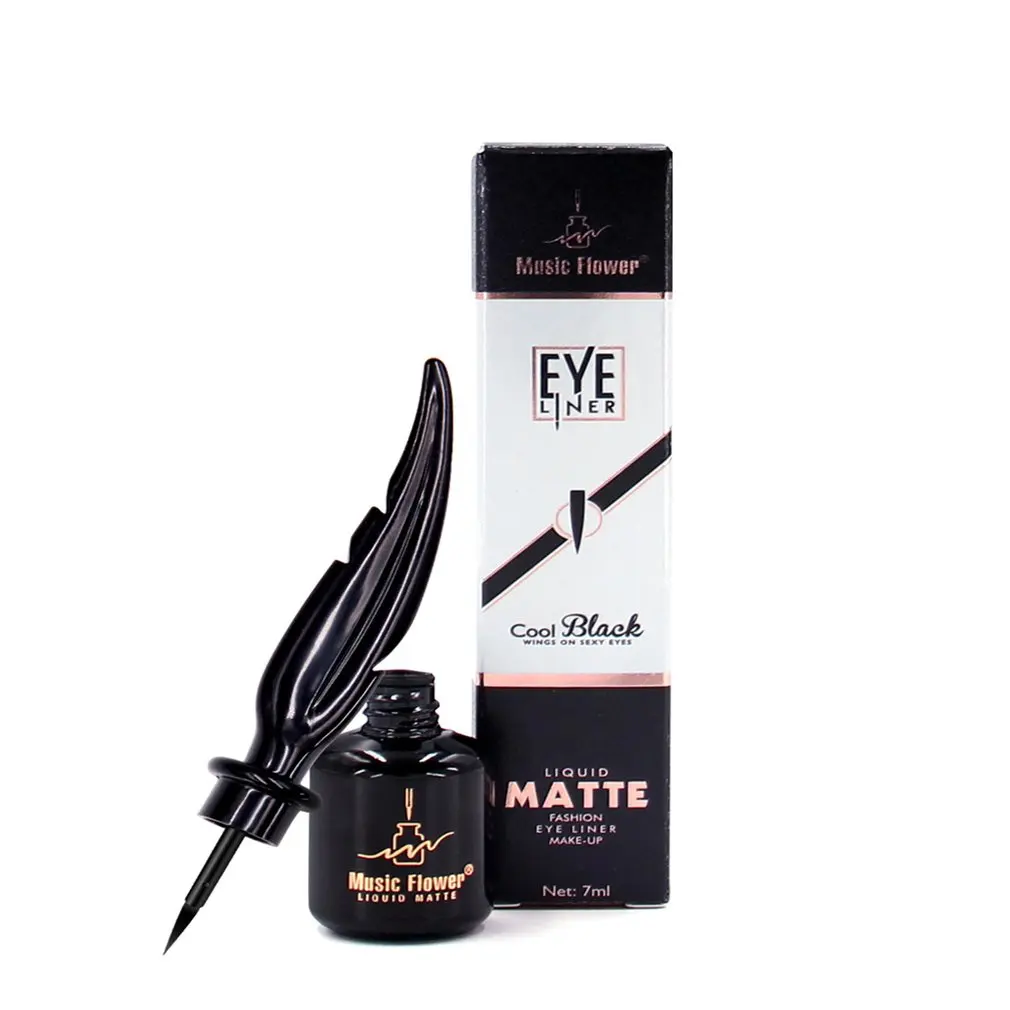 Музыка цветок водостойкая жидкая подводка для глаз Make Up beauty Comestics Стойкая
