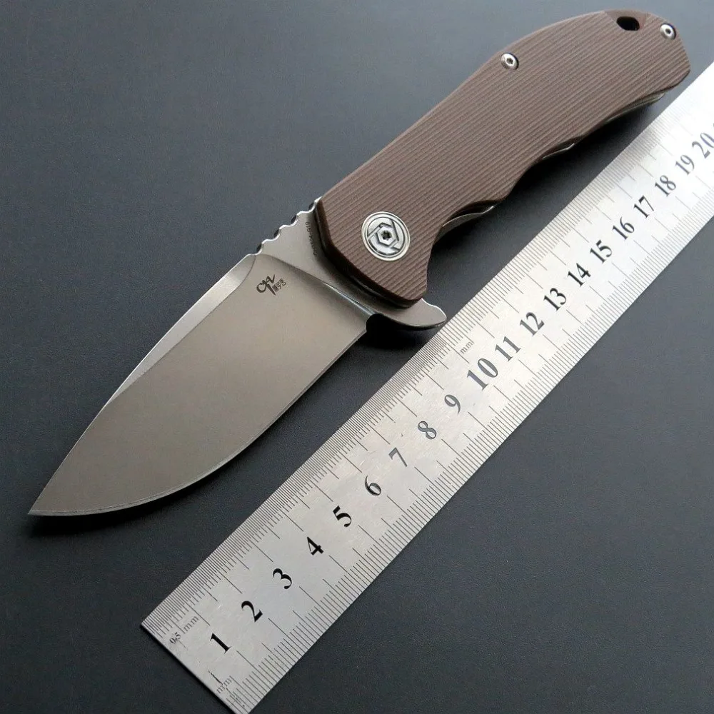 Высокое качество CH3504 складной нож D2 стальное лезвие G10 Ручка Открытый кемпинг