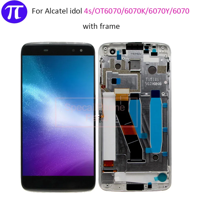 ЖК-дисплей и дигитайзер сенсорного экрана в сборе для Alcatel vodafone idol 6070 OT6070 5 дюйма
