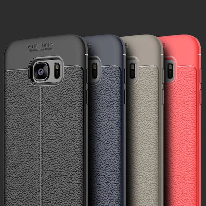 XinWen Роскошный чехол для телефона для samsung galaxy s7 s 7 силиконовый чехол на заднюю панель телефона, чехол, мягкий кожаный из ТПУ с узором Аксессуары