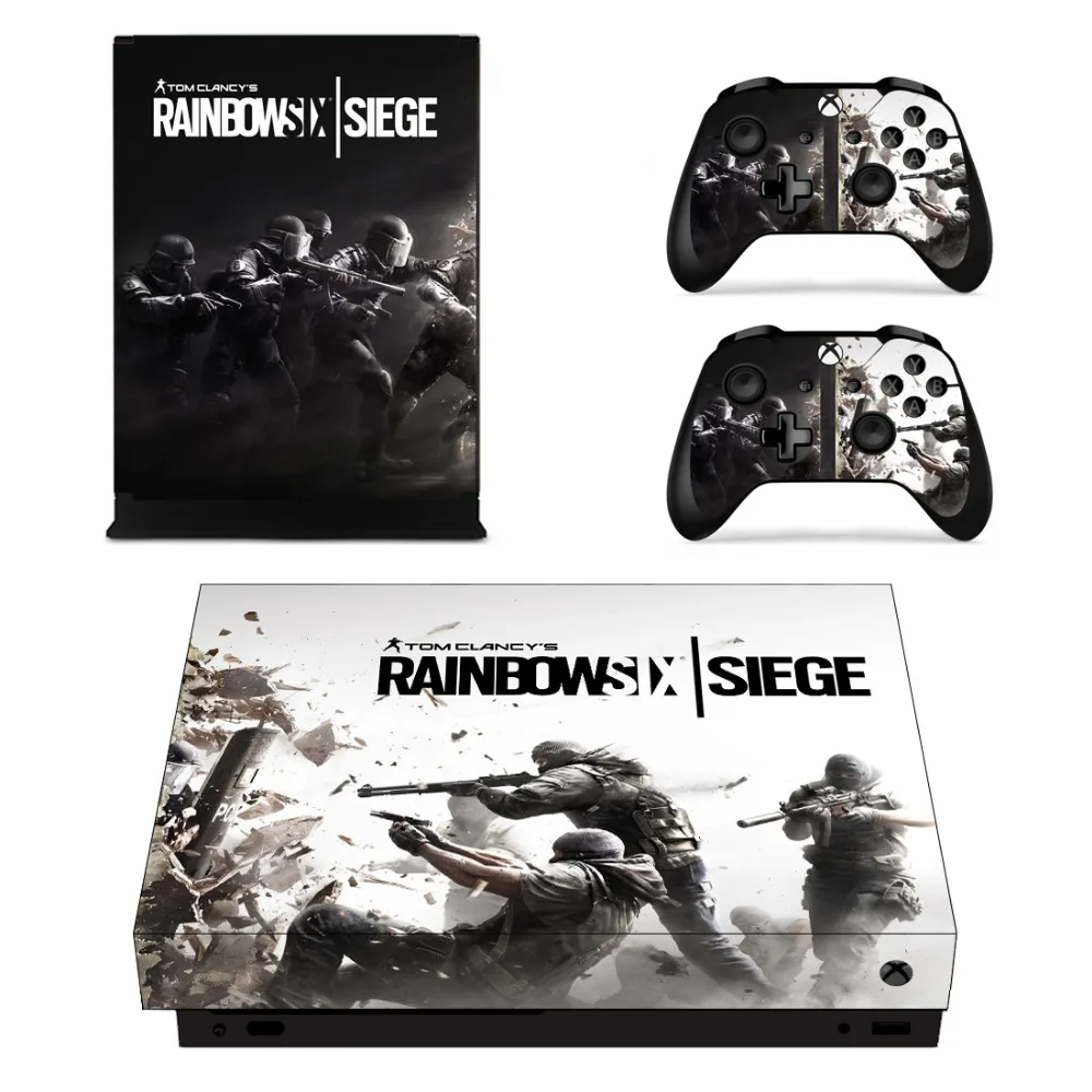 Rainbow Six Siege Лицевая панель консоль и наклейка на контроллер для Xbox One X + кожу