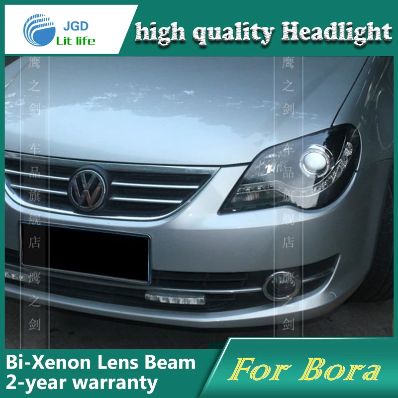 Высокое качество автомобильный Стайлинг для VW Bora 2008 2011 фары светодиодные DRL