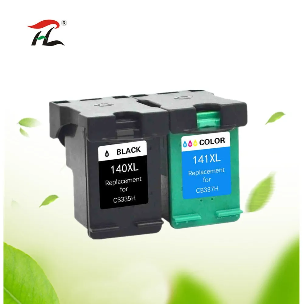 

Чернильный картридж YI LE CAI 2PK, совместимый с 140XL 141XL, для принтеров HP 140 141, Deskjet C4583 C4283 C4483 C5283 D5363