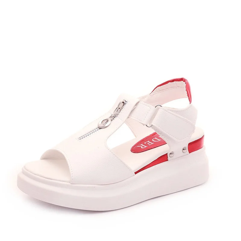 Летние женские босоножки на платформе коллекция 2019 года удобные повседневные